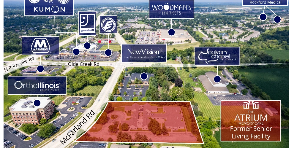 REIT Sale | The Atrium - Former Senior Living Facility | Rockford, IL
